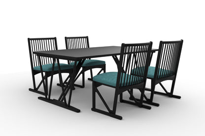 和室椅子テーブル_旅館家具_ダイニングチェア, チェア, ローチェア_しき-和室イスBK色-ヒュアラン_八木研_ヤギケン_yagiken