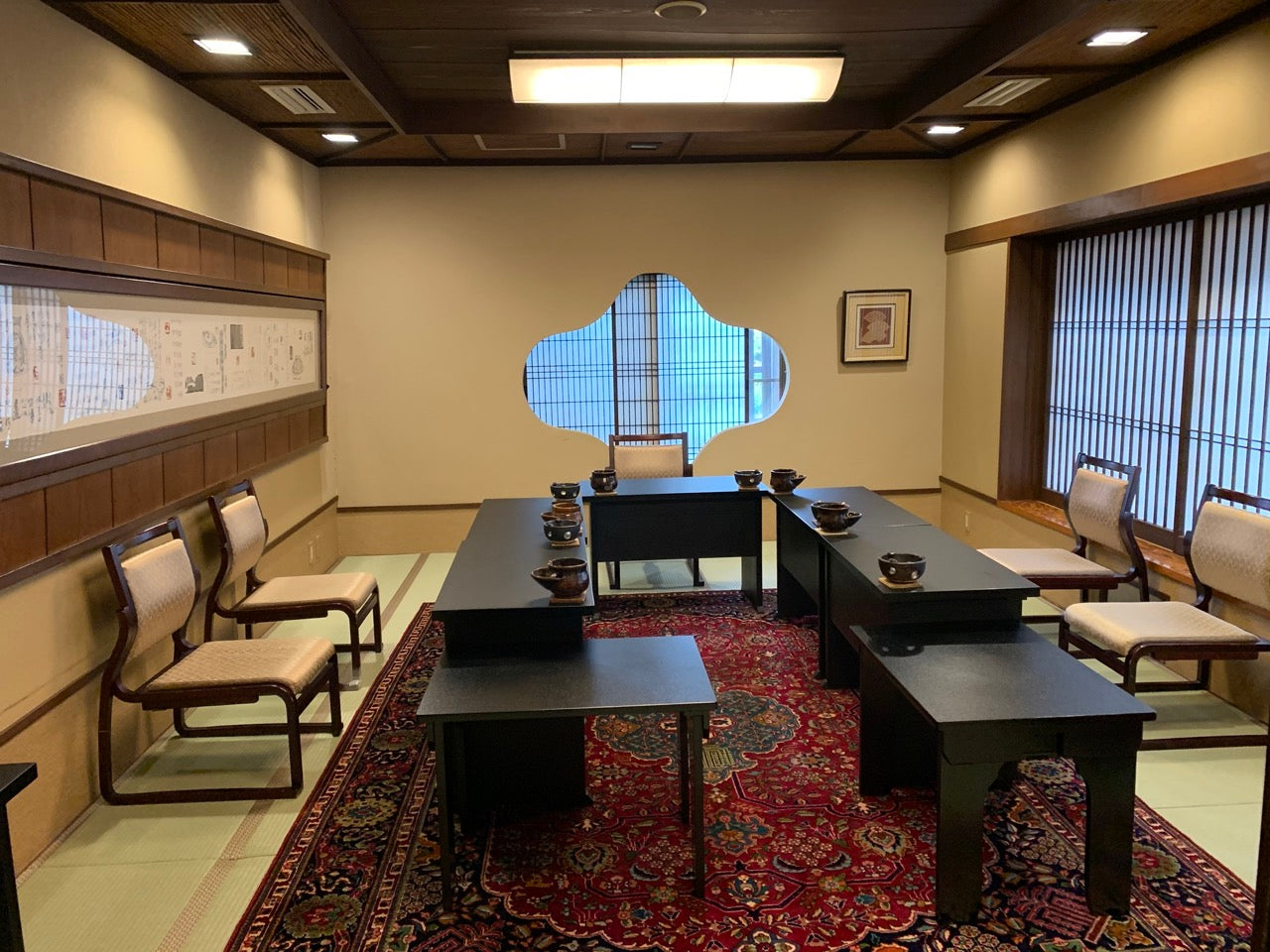 和室椅子テーブル_旅館家具_1人用テーブル, テーブル_風月-テーブル_八木研_ヤギケン_yagiken