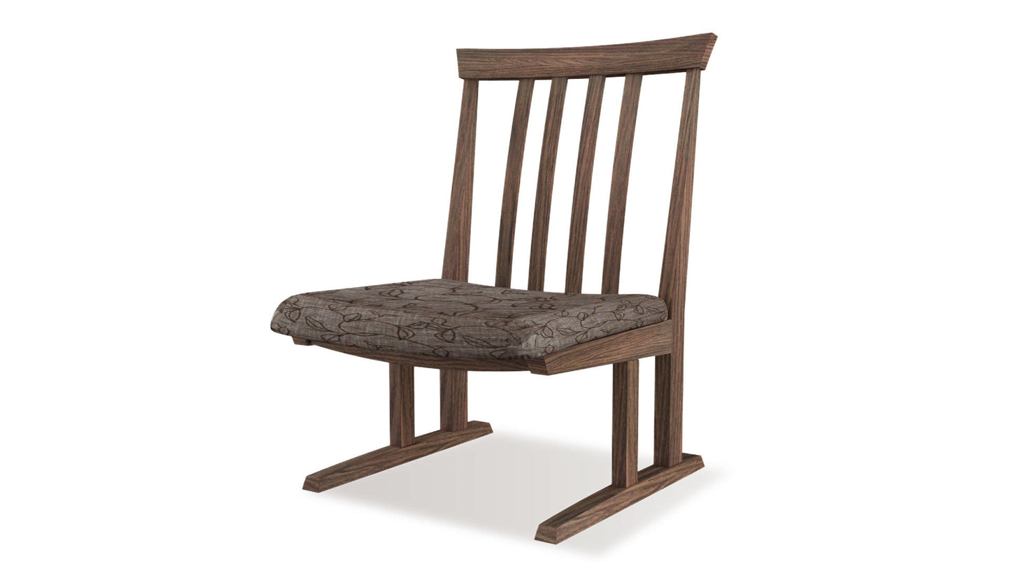 和室椅子テーブル_旅館家具_サイドチェア, ダイニングチェア, チェア_たのし-サイドチェアH-ＭＢ色テール83_八木研_ヤギケン_yagiken