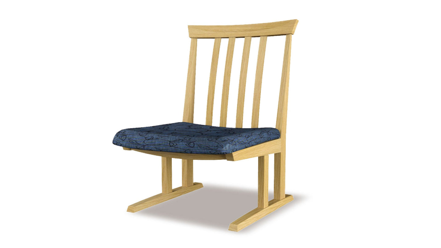 和室椅子テーブル_旅館家具_ダイニングチェア, チェア, ローチェア_たのし-サイドチェアH-NT色-テール40_八木研_ヤギケン_yagiken