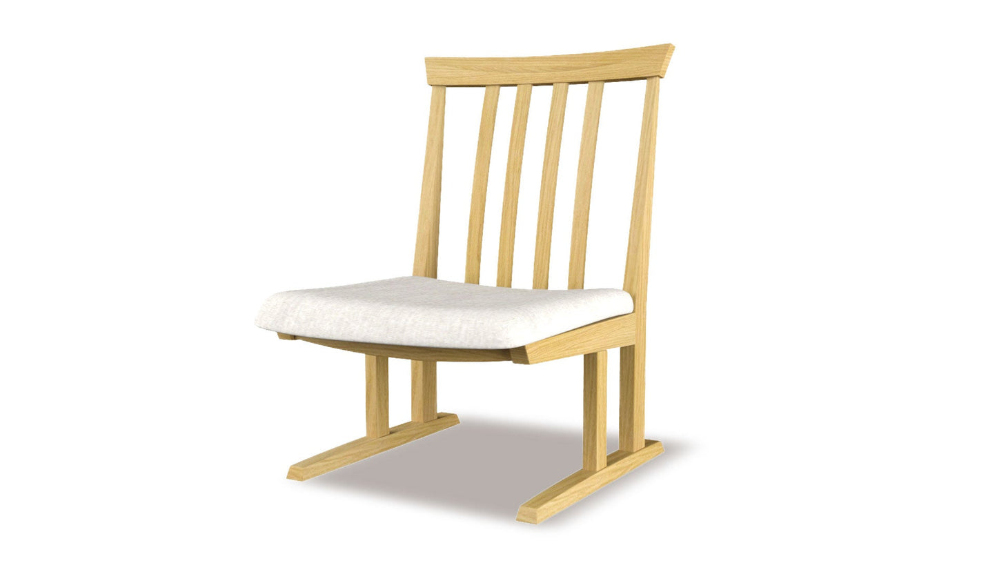 和室椅子テーブル_旅館家具_ダイニングチェア, チェア, ローチェア_たのし-サイドチェアH-NT色-UP635_八木研_ヤギケン_yagiken