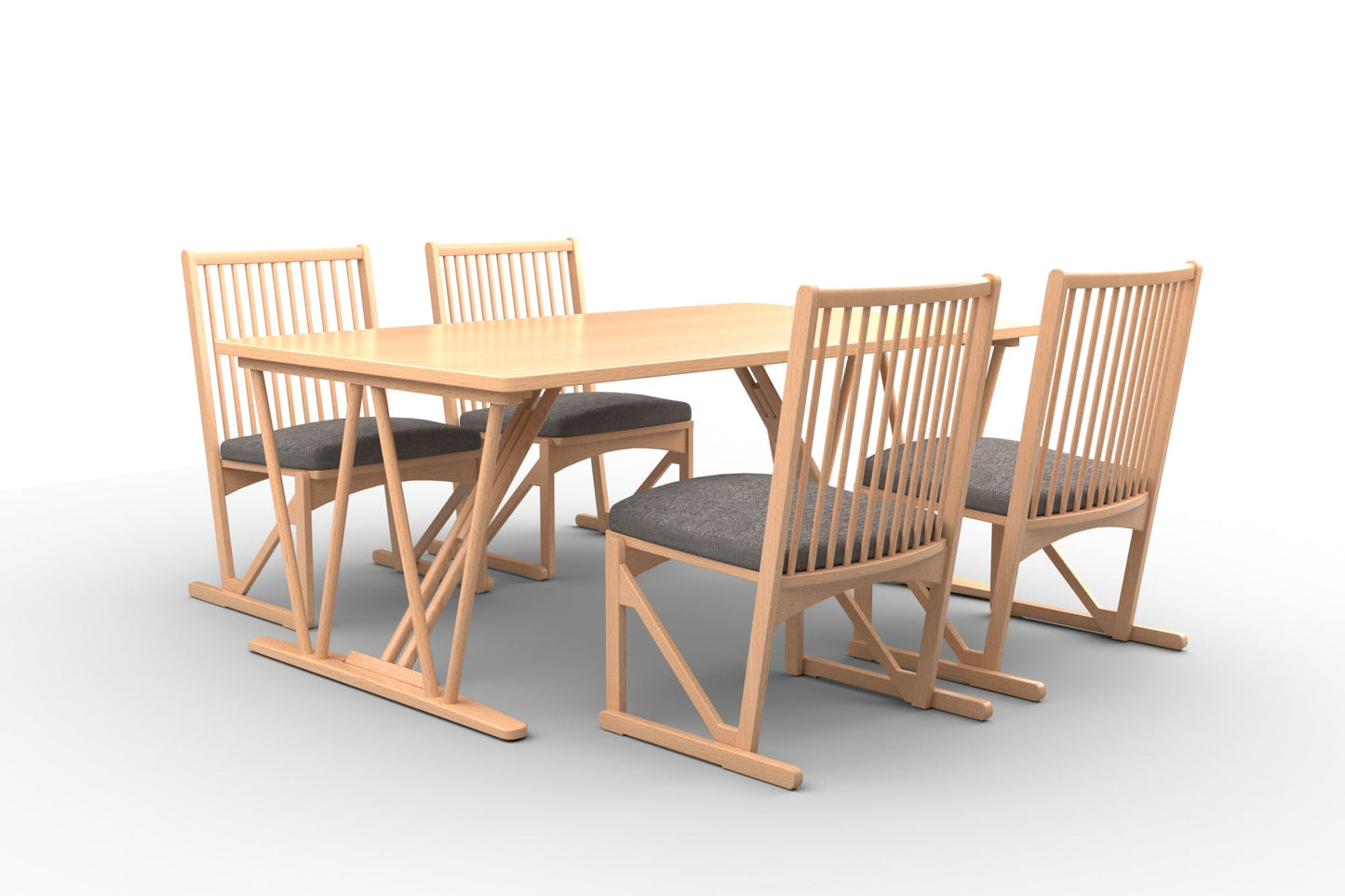 和室椅子テーブル_旅館家具_ダイニングチェア, チェア, ローチェア_しき-和室イス_八木研_ヤギケン_yagiken