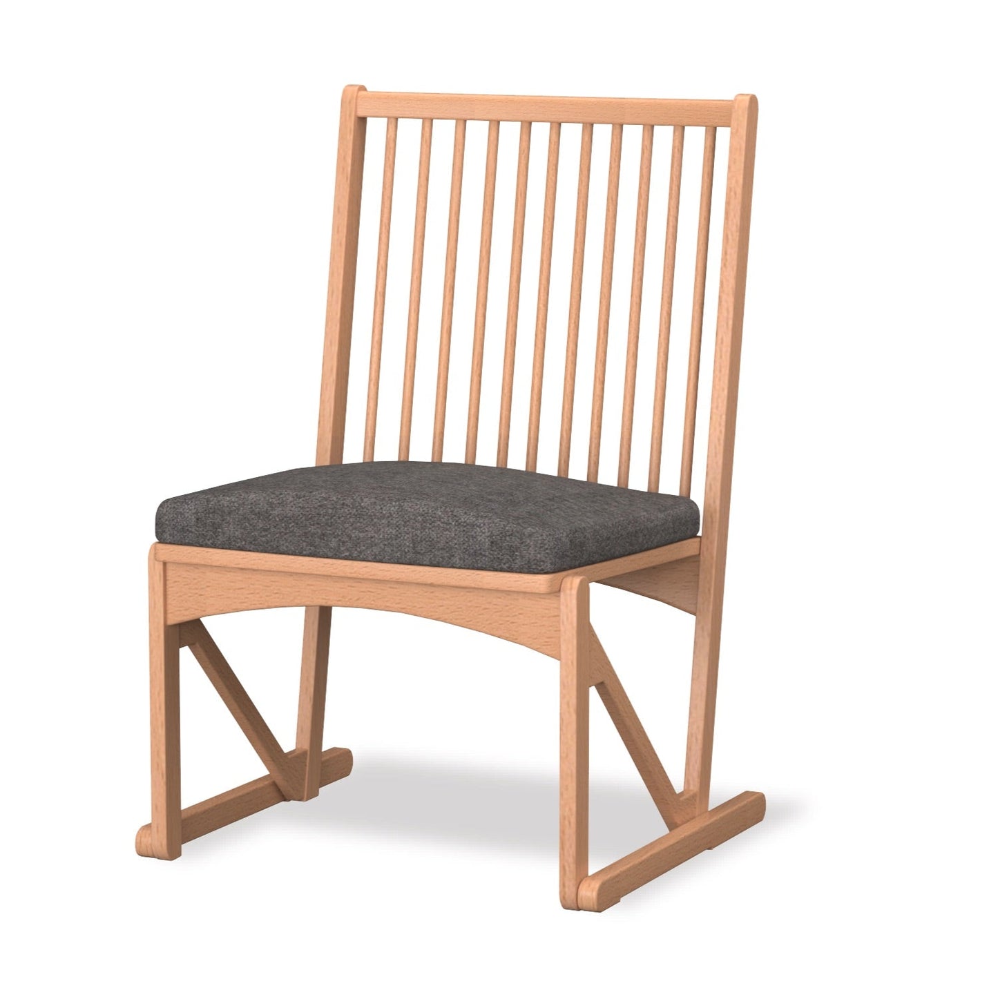 和室椅子テーブル_旅館家具_ダイニングチェア, チェア, ローチェア_しき-和室イスNT色-グレイ_八木研_ヤギケン_yagiken