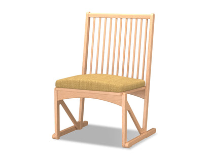 和室椅子テーブル_旅館家具_ダイニングチェア, チェア, ローチェア_しき-和室イスNT色-イエロー_八木研_ヤギケン_yagiken