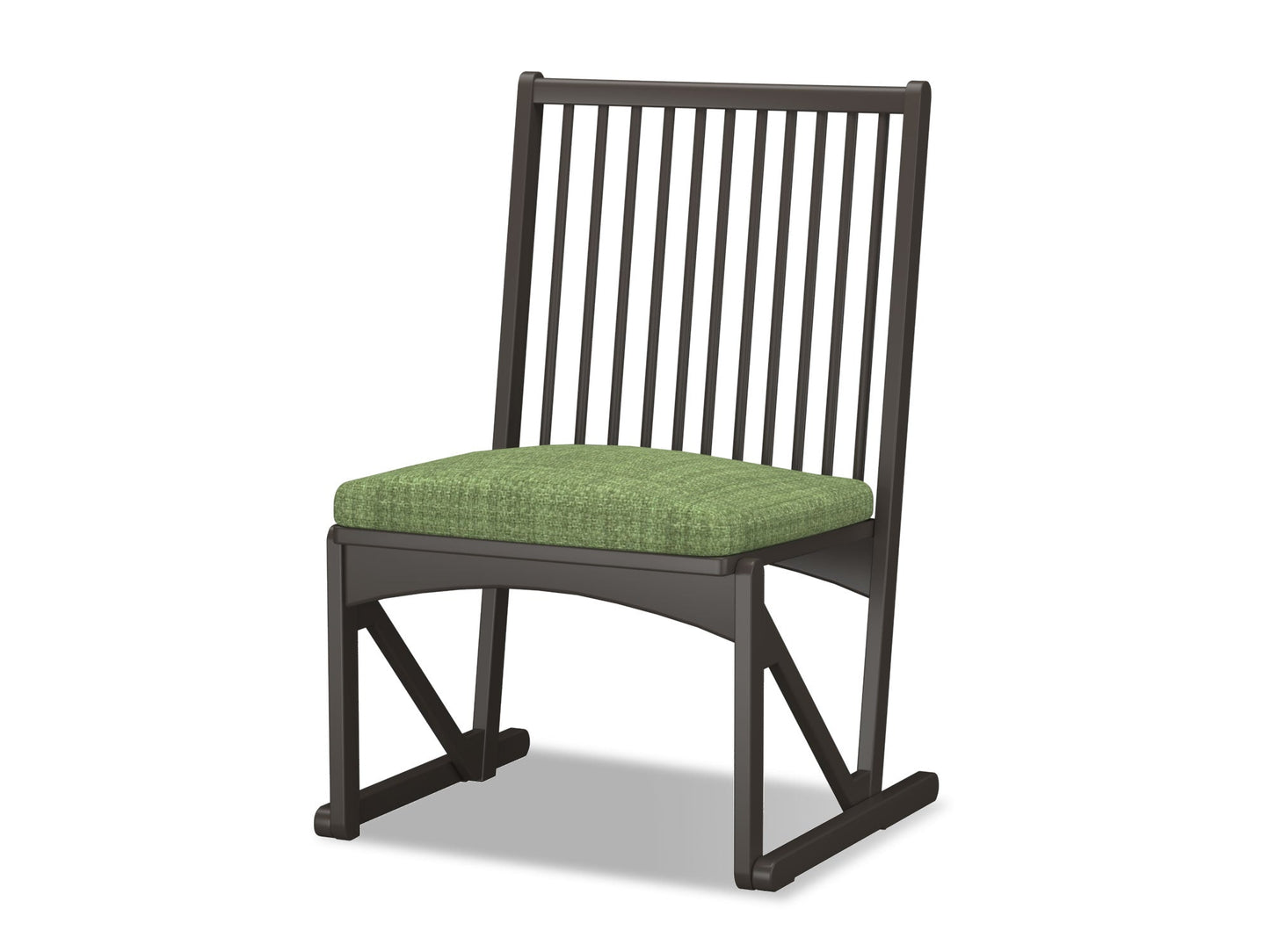 和室椅子テーブル_旅館家具_ダイニングチェア, チェア, ローチェア_しき-和室イスBK色-オリーブ_八木研_ヤギケン_yagiken