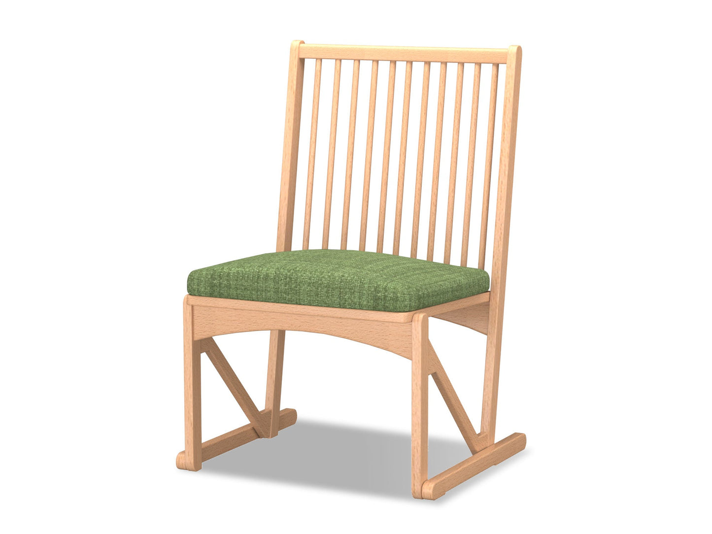 和室椅子テーブル_旅館家具_ダイニングチェア, チェア, ローチェア_しき-和室イスNT色-オリーブ_八木研_ヤギケン_yagiken