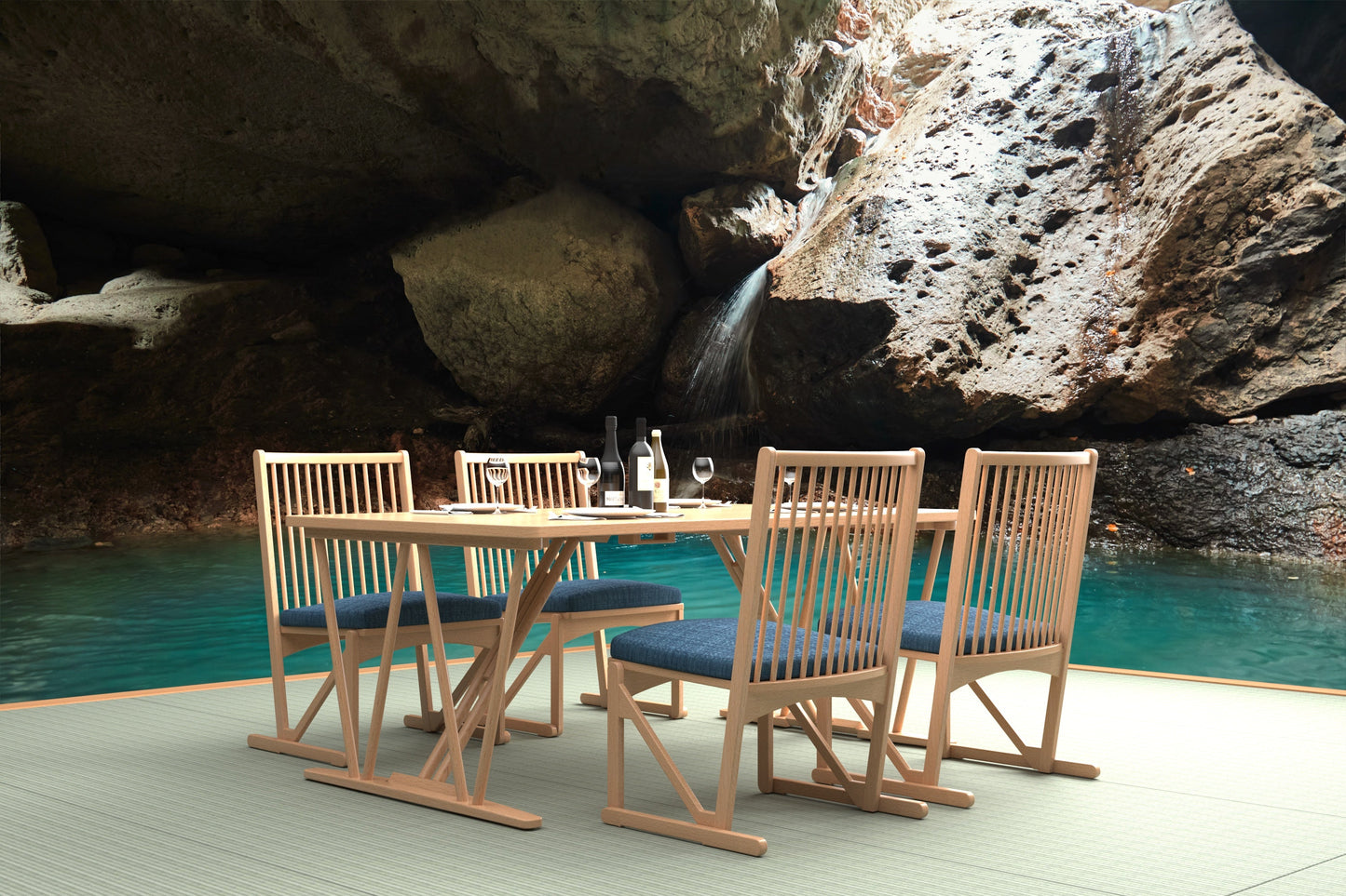 和室椅子テーブル_旅館家具_ダイニングテーブル_しき-和室机-1500-900NT色_八木研_ヤギケン_yagiken