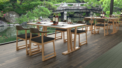 和室椅子テーブル_旅館家具_アームチェア, ダイニングチェア, チェア_くつろぎ-チェア3-walnut-H_八木研_ヤギケン_yagiken
