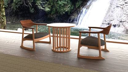 和室椅子テーブル_旅館家具_アームチェア, チェア, フロアチェア_くつろぎ-フロアチェア2_八木研_ヤギケン_yagiken
