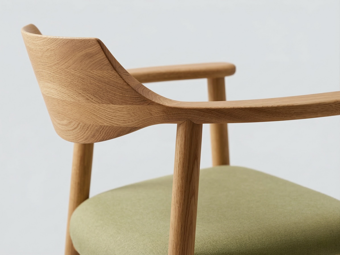 くつろぎ ラウンジチェア2 NT色（座面PVCグリーン）｜和室椅子・ラウンジチェア・アームチェア・旅館家具