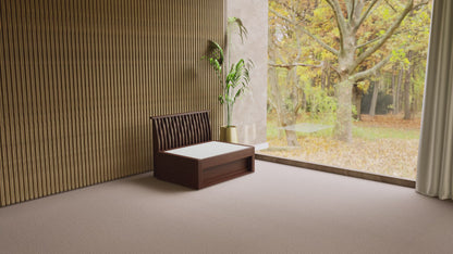 和室椅子テーブル_旅館家具_ソファベッド_くつろぎ-ソファベッド2-格子-DB色&ソファベッド用-クッションセット_八木研_ヤギケン_yagiken