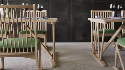 和室椅子テーブル_旅館家具_ダイニングチェア, チェア, ローチェア_しき-和室イスNT色-オレンジ_八木研_ヤギケン_yagiken