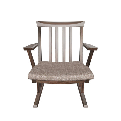 和室椅子テーブル_旅館家具_ダイニングチェア, チェア, ローチェア_たのし-アームチェアH-MB色-UP639_八木研_ヤギケン_yagiken