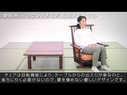 和室椅子テーブル_旅館家具_テーブル, 伸長式テーブル_ゆめみ-EXテーブル-NT色_八木研_ヤギケン_yagiken